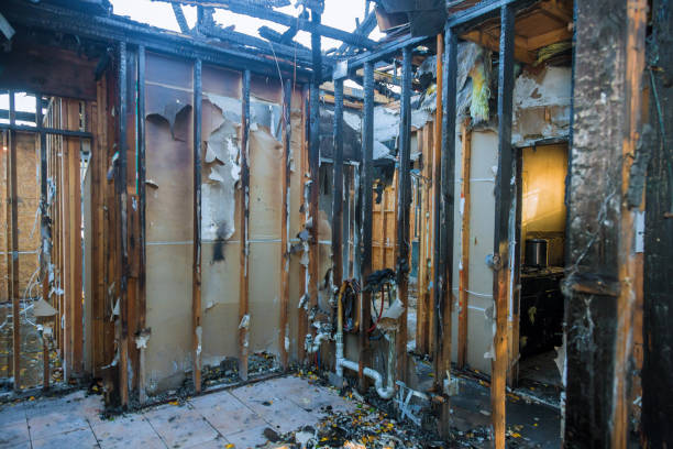 Professional Fire Damage Removal technician working in Saukville, WI